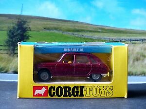 【送料無料】ホビー　模型車　車　レーシングカー コーギールノーオリジナルボックスオンcorgi toys 260 renault 16 avec boite dorigine
