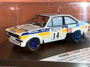 【送料無料】ホビー　模型車　車　レーシングカー ラリーモデルフランクフォードコークエスコートrally 143 kmd modeles frank meagher ford escort rs1800 cork 20 international