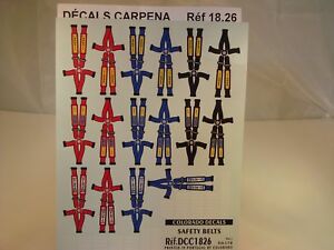 【送料無料】ホビー　模型車　車　レーシングカー デカールコロラドハーネスdecals 118 harnais de securite part 1 colorado 1826