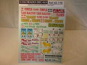 【送料無料】ホビー　模型車　車　レーシングカー デカールdecals 143 cirques part 2 carpena 43116