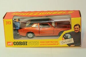 【送料無料】ホビー　模型車　車　レーシングカー コーギー＃フォードグラハムヒルボックスcorgi 313 ford cortina gxl, vnm avec graham hill chiffre dans comme neuf boite dorigine 27,287円