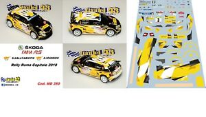 【送料無料】ホビー　模型車　車　レーシングカー デカールシュコダファビアラリーローマdecal 143 skoda fabia r5 galatariotis rally roma 2018 12,735円