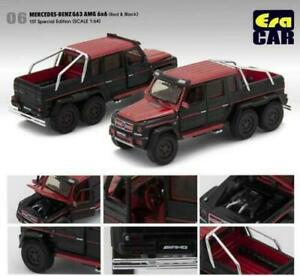 【送料無料】ホビー　模型車　車　レーシングカー メルセデスベンツ×era mercedesbenz g63 amg 6x6 rouge et noir rf06 164