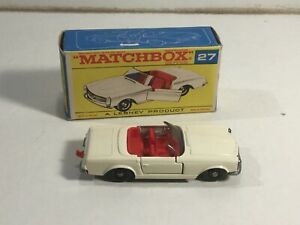 【送料無料】ホビー　模型車　車　レーシングカー マッチoメルセデスベンツボックスmatchbox no 27 mercedes benz 230 sl very near comme neuf dans sa boite dorigine