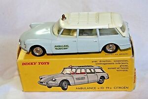 【送料無料】ホビー　模型車　車　レーシングカー フランス＃シトロエンdinky france 556 citroen ds id 19 break ambulance, vnm en bonne boite dorigine 29,237円