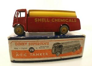 【送料無料】ホビー　模型車　車　レーシングカー ボックスモナークタンカーシェルタンカートラックdinky toys gb n 991 aec monarch tanker shell chemicals camion citerne en boite