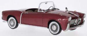 【送料無料】ホビー　模型車　車　レーシングカー フィアットテレビロッソモデルモデルfiat 1100 tv trasformabile rosso metallizzato 118 model bos model