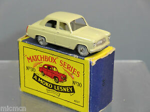 【送料無料】ホビー　模型車　車　レーシングカー マッチモコモデルフォードモーターmatchbox moko lesney model 30a ford prefect mib