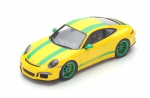 【送料無料】ホビー　模型車　車　レーシングカー ポルシェporsche 991 r yellow 2017