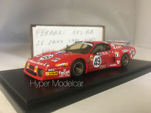 【送料無料】ホビー　模型車　車　レーシングカー フェラーリ＃ルマンアートamr 143 ferrari 512 bb nart 49 le mans 1981 ch35527 art 051