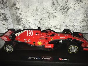 【送料無料】ホビー　模型車　車　レーシングカー フェラーリベッテルミッションフェラーリベッテルferrari sf 71 vettel mission win 118 2018 ferrari vettel 2018
