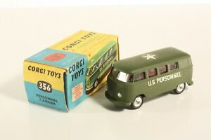【送料無料】ホビー　模型車　車　レーシングカー コーギーフォルクスワーゲンキャリアボックスcorgi toys 356, volkswagen, personnel carrier, comme neuf dans box ab2213