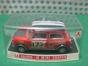 【送料無料】ホビー　模型車　車　レーシングカー ビンテージミニクーパーイタリアvintage mini cooper 125 egayeem made in italy mib