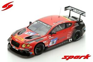 【送料無料】ホビー　模型車　車　レーシングカー スパークシングルベントレーコンチネンタルグアテマラｈニュルブルクリンクspark 18sg019 bentley continental gt3 n36 20eme 24h nurburgring 2017 118