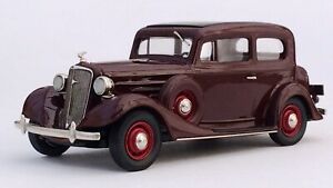 【送料無料】ホビー　模型車　車　レーシングカー モデルシボレードアセダンbrooklin models 1934 chevrolet 2 porte berline