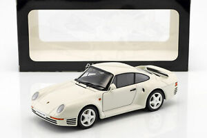 【送料無料】ホビー　模型車　車　レーシングカー ポルシェporsche 959 annee 1986 blanc 118 autoart