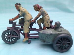 【送料無料】ホビー　模型車　車　レーシングカー ジャンパビンテージタンデムvintage morestone tandem avec 2 cavaliers et enfant en sidecar 35,737円