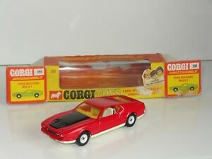 【送料無料】ホビー　模型車　車　レーシングカー コーギージェームズボンドフォードムスタングマッハcorgi 391 james bond 007 ford mustang mach 1