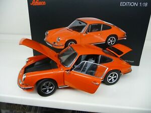 【送料無料】ホビー　模型車　車　レーシングカー モデルポルシェオレンジ118 schuco porsche 911 s 24 orange neuf