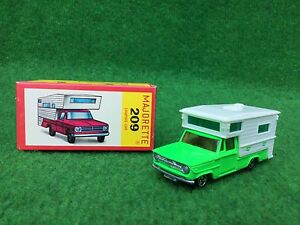 【送料無料】ホビー　模型車　車　レーシングカー ボックスチアリーダーキャンピングカーmajorette 209 camping car en boite