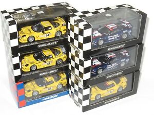 【送料無料】ホビー　模型車　車　レーシングカー コルベットルマンx6 assortiment 143 corvette c5r le mans 24 h 2001200220032004