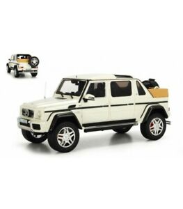 【送料無料】ホビー　模型車　車　レーシングカー マイバッハメルセデスホワイトmercedes maybach g650 white 118