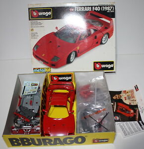 【送料無料】ホビー　模型車　車　レーシングカー スカラフェラーリメタルキットbburago scala 118 118 7032 ferrari f40 1987 metal kit