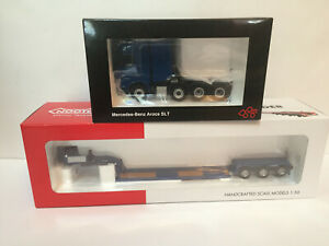 【送料無料】ホビー　模型車　車　レーシングカー メルセデスベンツトラック150 nzg camion mercedesbenz arocs slt nooteboom eurotrailer lowloader 40,287円