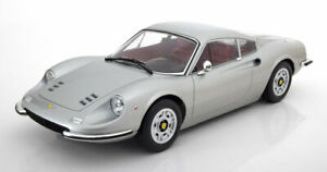 【送料無料】ホビー　模型車　車　レーシングカー スケールフェラーリディノシルバー112 kkscale ferrari 246 gt dino 1973 silver｜hokushin