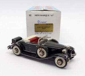 【送料無料】ホビー　模型車　車　レーシングカー スケールアメリカコードカブリオレオープンブラックminimarque 43 143 echelle usa23a 192931 cordon l29 cabriolet ouvertnoir｜hokushin