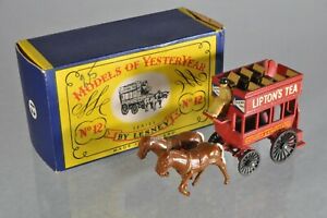 【送料無料】ホビー 模型車 車 レーシングカー マッチロンドンバスu540 matchbox moy y12 1899 london horse drawn bus liptions tea aa