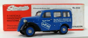【送料無料】ホビー　模型車　車　レーシングカー ホワイトメタルフォードモデルスケールsomerville models echelle 143 en metal blanc ss2ford special utileconbleu