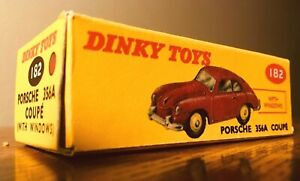 【送料無料】ホビー　模型車　車　レーシングカー ポルシェdinky toys 182 porsche 356 aboxed
