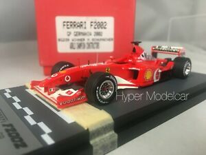 【送料無料】ホビー　模型車　車　レーシングカー モデルフェラーリ＃シューマッハbbr models 143 f1 ferrari f2002 1 gp germania 2002 winner m schumacher bg239