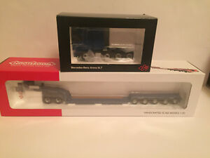 【送料無料】ホビー　模型車　車　レーシングカー メルセデスベンツトラックアート150 nzg camion mercedesbenz arocs slt nooteboom eurotrailer lowloader art