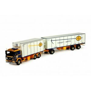 【送料無料】ホビー　模型車　車　レーシングカー ボルボトレーラvolvo f12 porteur remorque frigorifique tekno 150 ref 73878｜hokushin