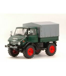 【送料無料】ホビー　模型車　車　レーシングカー メルセデスカバーダークグリーンmercedes unimog 406 dark green with cover 118