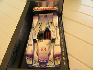 【送料無料】ホビー　模型車　車　レーシングカー アウディチームスパークvoiture 118 audi r8 team veloqx spark lm 2004｜hokushin