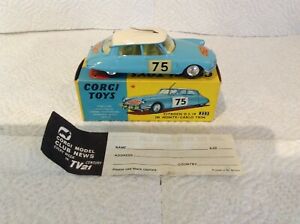 【送料無料】ホビー　模型車　車　レーシングカー モンテカルロトリムコーギーシトロエンcorgi toys 323 citroen ds 19 in environ 4826 cm monte carlo trim near comme neuf 46,188円