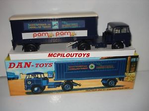 【送料無料】ホビー　模型車　車　レーシングカー ダンセミトターユニックdan toys 004 tracteur unic avec semi remorque sncf au 143