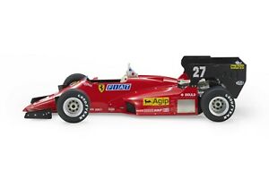 【送料無料】ホビー　模型車　車　レーシングカー ミケーレアルボレートフェラーリヨーロッパ118 tecnomodels 18122b, michele alboreto ferrari 126 c4m2 2nd european gp 1984