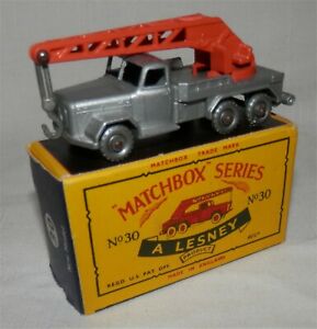 【送料無料】ホビー　模型車　車　レーシングカー タイプボックスマッチクレーンcomme neuf in c type box1960s matchbox lesney 30 magirus deutz crane spw original｜hokushin