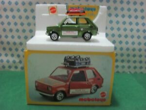 【送料無料】ホビー　模型車　車　レーシングカー ビンテージフィアットeラリータワーvintage fiat 126 rally tour du mediterranee 125 mebetoys 8570 mib