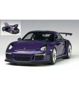 【送料無料】ホビー　模型車　車　レーシングカー ポルシェporsche 991 gt3 rs ultraviolet 118