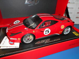 【送料無料】ホビー　模型車　車　レーシングカー フェラーリチャレンジバージョンbbrp1824 by bbr ferrari 458 challenge 2010 launch version 118