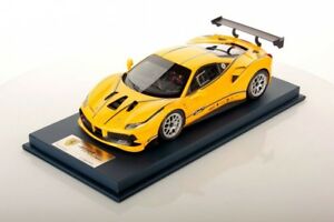 【送料無料】ホビー　模型車　車　レーシングカー フェラーリイエローチャレンジモデナlooksmart ferrari 488 challenge jaune modena decoration 25eme anniversai 118