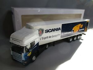 【送料無料】ホビー　模型車　車　レーシングカー スカニアシリーズトップラインdv8003 eligor 143 scania serie 4 144l topline esprit de conquete 111006 rare｜hokushin
