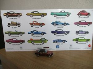【送料無料】ホビー　模型車　車　レーシングカー クラブカスタムカマロhotwheels de redline club original 16 voiture display set custom camaro