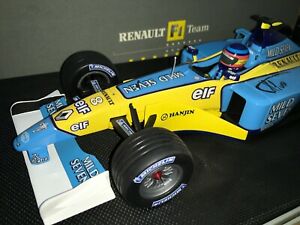 【送料無料】ホビー　模型車　車　レーシングカー フェルナンドアロンソルノーハンガリープレゼンテーション118 hotwheels fernando alonso renault r23 1st win hongrie signe presentation｜hokushin