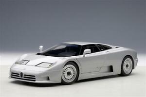 【送料無料】ホビー　模型車　車　レーシングカー ブガッティグアテマラシルバーモデルbugatti eb110 gt silver 1991 118 model 70979 autoart